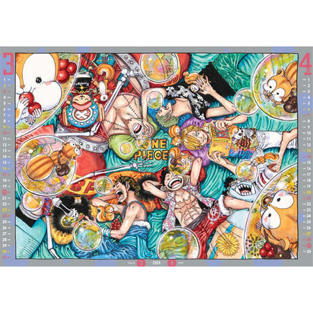 Modèle One Piece Calendar 2024
