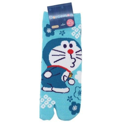 Doraemon Tabi Socks - Blue - S
