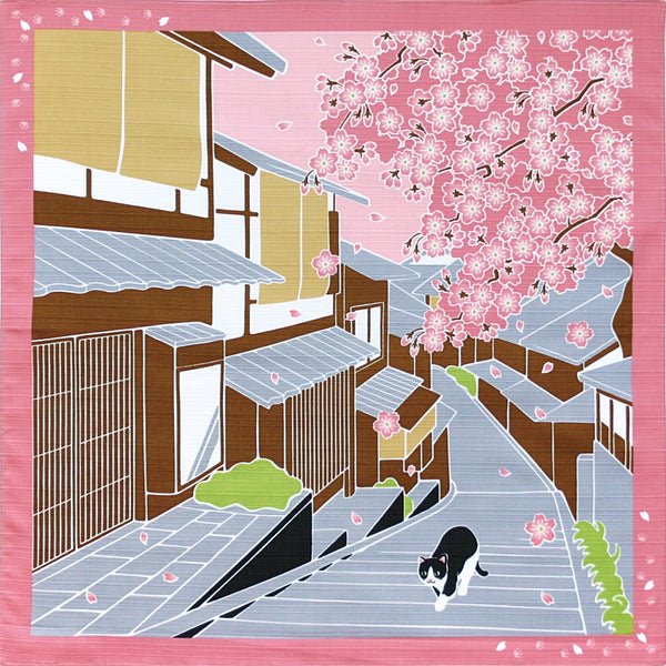 Furoshiki Cat & Sakura