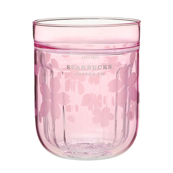 Starbucks Sakura 2021 - Heat Resistant Glass Pink 296ml