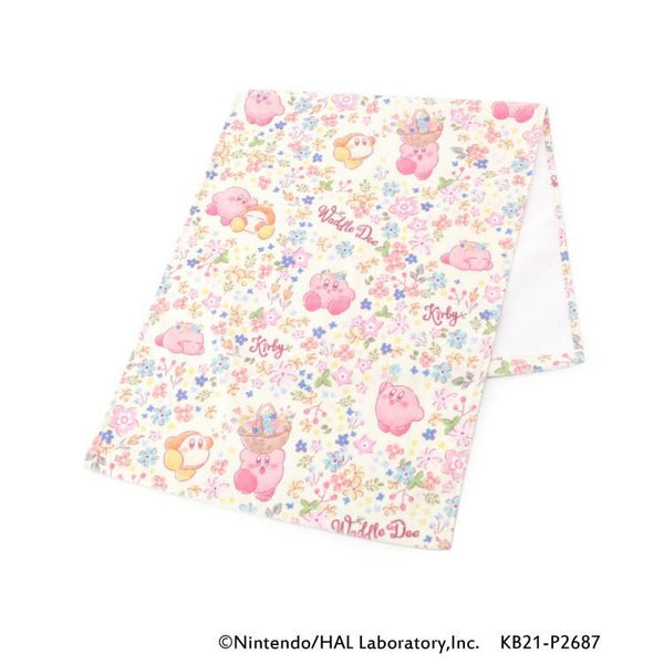 Kirby Face Towel - Flower Pattern