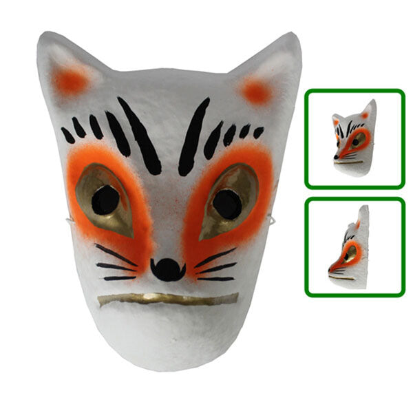 Kitsune Mask Paper Mache