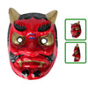 Red Oni Mask Paper Mache