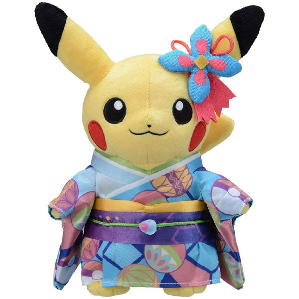Pikachu Plush - Kaga Temari Kimono - Kanazawa Exclusive