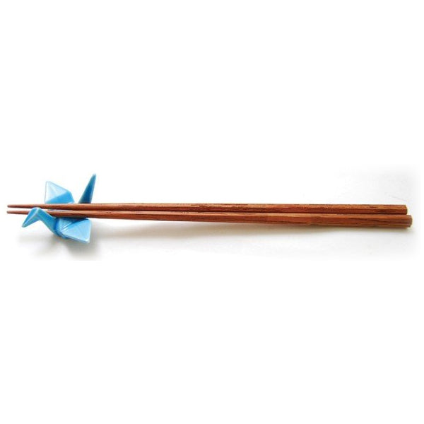 Porcelain Chopsticks Holder - Origami Crane
