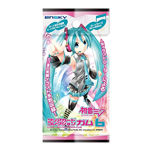 Hatsune Miku Clear Card Collection Gum 6 [Regular Edition]